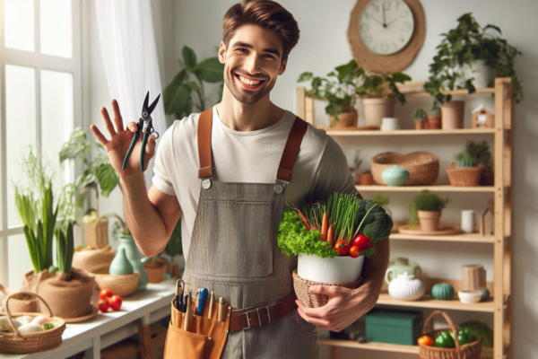 Automação simples para hortas verticais em espaços muito pequenos