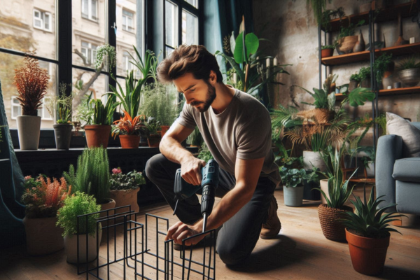Horta vertical automática em apartamento sem sol precisa de manutenção diária?