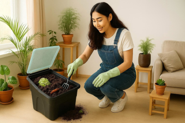 Compostagem doméstica - transforme resíduos em adubo natural (mesmo morando em apartamento)