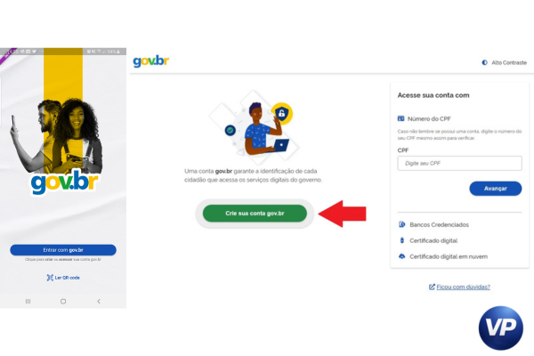 como baixar o app do governo