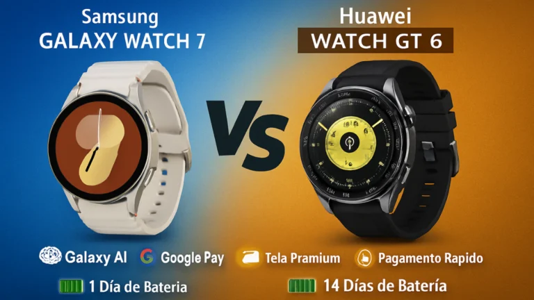 samsung galaxy watch 7 vs huawei watch gt 6 SmartWatch com NFC